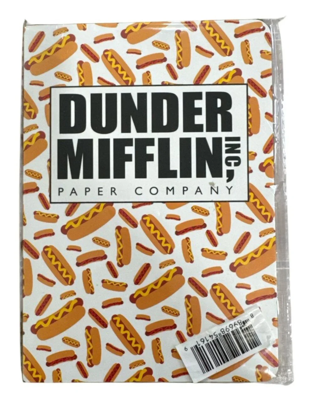 Dunder Mifflin Notebook & The Office-Themed Accessories Set With Pen & Buttons